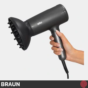 سشوار حرفه ای براون مدل Braun BRHD425SDE / HD4.2 | با 2 نازل خشک کن