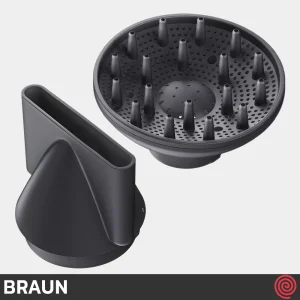 سشوار حرفه ای براون مدل Braun BRHD425SDE / HD4.2 | با 2 نازل خشک کن