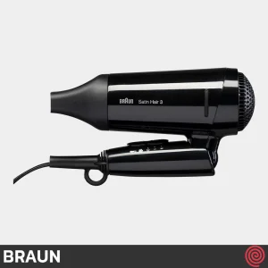سشوار مسافرتی براون مدل Braun BRHD350E | سری 3 Satin Hair