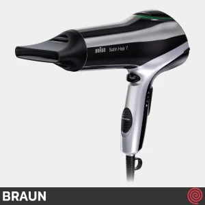 سشوار حرفه ای براون مدل Braun BRHD710E | سری 7 Satin Hair