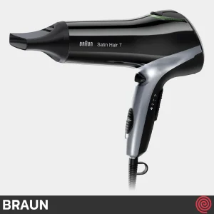سشوار حرفه ای براون مدل Braun BRHD710E | سری 7 Satin Hair