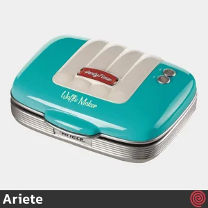 وافل ساز آریته مدل Ariete Party Time 1973 | رنگ فیروزه ای، با توان 700 وات