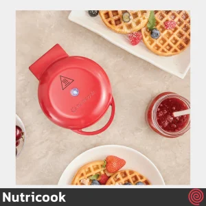 وافل ساز نوتریکوک مدل Nutricook WM100B | با توان 850 وات