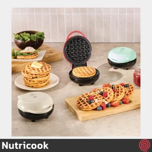 وافل ساز نوتریکوک مدل Nutricook WM100B | با توان 850 وات