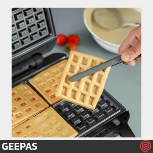 وافل و ساندویچ ساز چند کاره جی پاس مدل GEEPAS GGM36534N | با توان 1400 وات
