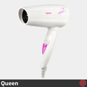 سشوار مسافرتی کویین مدل Queen HD320 | تاشو، با توان 1200 وات