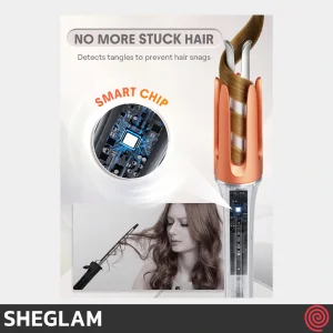 فر کننده مو چرخشی شیگلم مدل SHEGLAM It-Curl One-Touch SGH-OTIC-01-32 | سایز 32mm