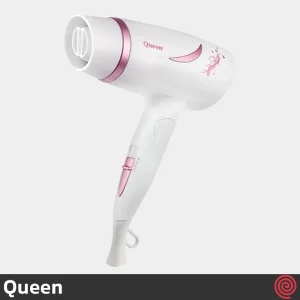 سشوار مسافرتی کویین مدل Queen HD360 | تاشو، با توان 1600 وات