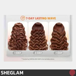 حالت دهنده مو شیگلم مدل SHEGLAM SGH-BBHW-01-19 | سایز 19mm، موج دهنده موی ساحلی