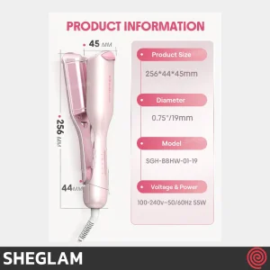 حالت دهنده مو شیگلم مدل SHEGLAM Cupid's Charm SGH-BBHW-01-19 | سایز 19mm