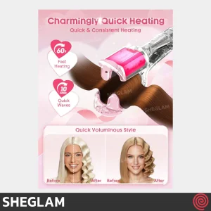 حالت دهنده مو شیگلم مدل SHEGLAM Cupid's Charm SGH-BBHW-01-19 | سایز 19mm