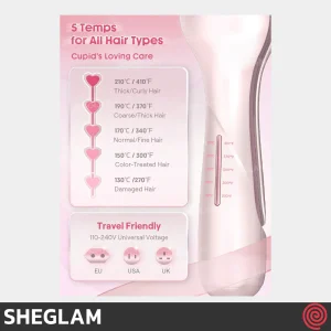 حالت دهنده مو شیگلم مدل SHEGLAM Cupid's Charm SGH-BBHW-01-25 | سایز 25mm