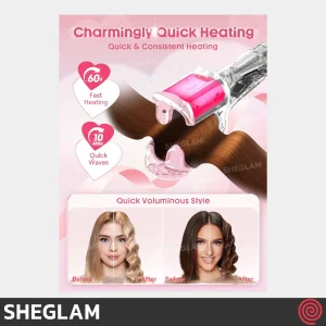 حالت دهنده مو شیگلم مدل SHEGLAM Cupid's Charm SGH-BBHW-01-25 | سایز 25mm