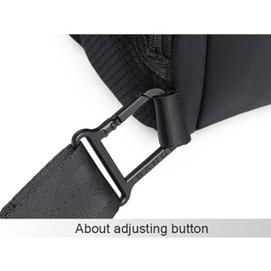 کوله پشتی تک بند  ضد آب یو اس بی دار بنج Bange BG-77112 Men's Waterproof Crossbody Chest Bag Black