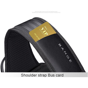 کوله پشتی تک بند  ضد آب یو اس بی دار بنج Bange BG-77112 Men's Waterproof Crossbody Chest Bag Black