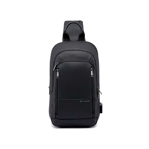 خرید کوله تک بند یو اس بی دار بنج BANGE BG-BG1911 Single strap backpack
