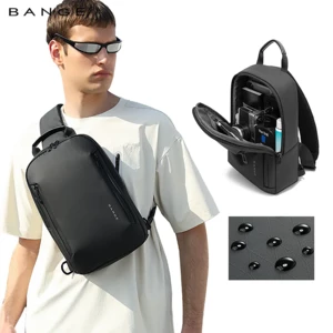 کیف کراس بادی مردانه بنج مدل BANGE BG-3077 | ضدآب
