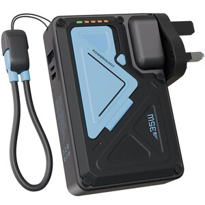 پاور بانک 10000 وایرلس و شارژر دیواری پاورولوژی مدل Powerology PPBCHA80 | برای آیفون و اندروید