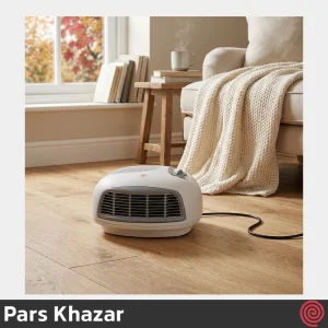 بخاری برقی پارس خزر مدل Pars Khazar FH-2000P | رومیزی، با توان 2000 وات