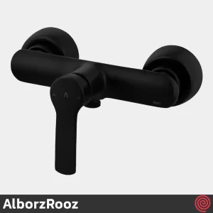 شیر توالت البرز روز مدل مرداس AlborzRooz Merdas | رنگ مشکی