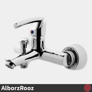 ست شیرآلات البرز روز مدل ستاره AlborzRooz Setareh | رنگ کروم