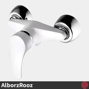 شیر توالت البرز روز مدل مروارید AlborzRooz Morvarid | رنگ سفید