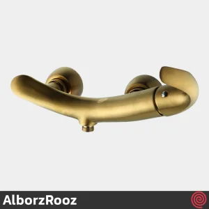 شیر توالت البرز روز مدل تورینو AlborzRooz Torino | رنگ طلایی مات
