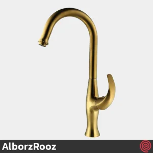 شیر ظرفشویی البرز روز مدل تورینو AlborzRooz Torino | رنگ طلایی مات