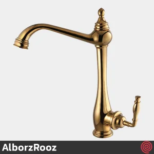 شیر ظرفشویی البرز روز مدل پرستیژ AlborzRooz Prestige | رنگ طلایی براق
