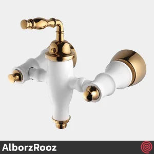 ست شیرآلات البرز روز مدل روبرتو AlborzRooz Roberto | رنگ سفید