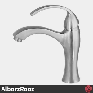 شیر روشویی البرز روز مدل کلوین AlborzRooz Kelvin | رنگ کروم مات