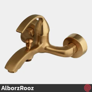 ست شیرآلات البرز روز مدل کلوین AlborzRooz Kelvin | رنگ طلایی مات