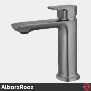 شیر روشویی البرز روز مدل ویزارد AlborzRooz Wizard | رنگ کروم مات