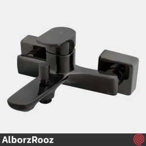 ست شیرآلات البرز روز مدل ویزارد AlborzRooz Wizard | رنگ تیتانیومی براق