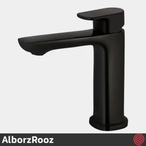 شیر روشویی البرز روز مدل ویزارد AlborzRooz Wizard | رنگ تیتانیومی مات