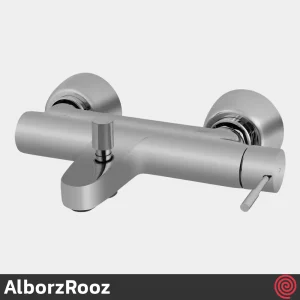 شیر حمام البرز روز مدل رومانیا AlborzRooz Romania | رنگ کروم