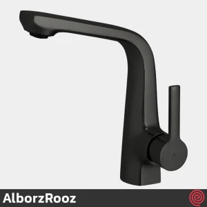 ست شیرآلات البرز روز مدل آرونا AlborzRooz Arouna | رنگ تیتانیومی براق