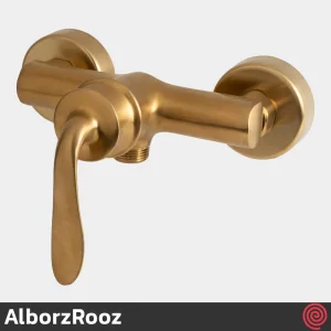 شیر توالت البرز روز مدل پروشات AlborzRooz Proshot | رنگ طلایی مات