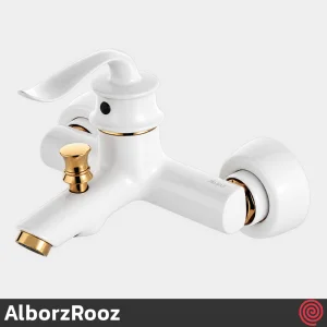 ست شیرآلات البرز روز مدل پروشات AlborzRooz Proshot | رنگ سفید