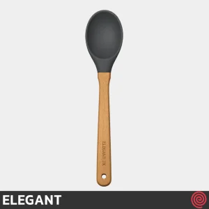 قاشق پخت و پز سیلیکون 30 سانتی الگانت مدل ELEGANT 141 | دسته چوب تخت
