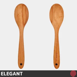 قاشق پخت و پز چوبی 25 سانتی الگانت مدل ELEGANT 150 | تمام چوبی با روکش ضد آب