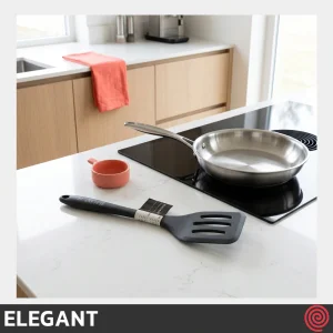 کفگیر پخت و پز سوراخ‌دار سیلیکونی 20 سانتی الگانت مدل ELEGANT 152