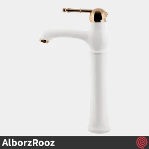 ست شیرآلات البرز روز مدل مارگارت AlborzRooz Mrgaret | رنگ سفید