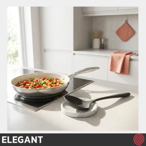 کفگیر پخت و پز سوراخ‌دار تمام سیلیکونی 30 سانتی الگانت مدل ELEGANT 205
