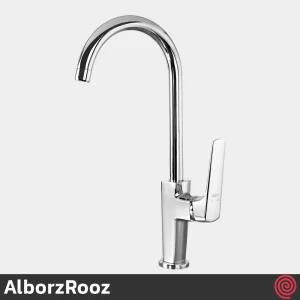 شیر ظرفشویی البرز روز مدل آلپاین AlborzRooz Alpine | رنگ کروم
