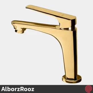 شیر روشویی البرز روز مدل آلپاین AlborzRooz Alpine | رنگ طلایی براق
