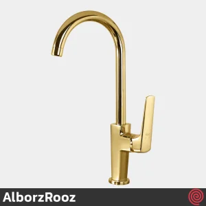 ست شیرآلات البرز روز مدل آلپاین AlborzRooz Alpine | رنگ طلایی براق