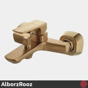 شیر حمام البرز روز مدل آلپاین AlborzRooz Alpine | رنگ طلایی مات