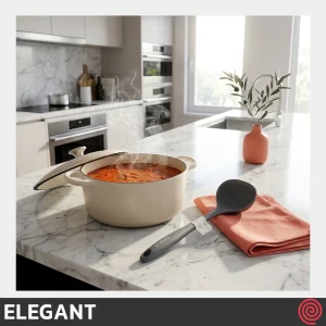 ملاقه پخت و پز تمام سیلیکونی 30 سانتی الگانت مدل ELEGANT 207