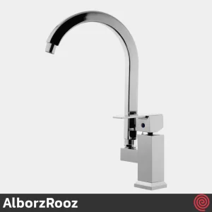 ست شیرآلات البرز روز مدل فلت AlborzRooz Flat | رنگ کروم
